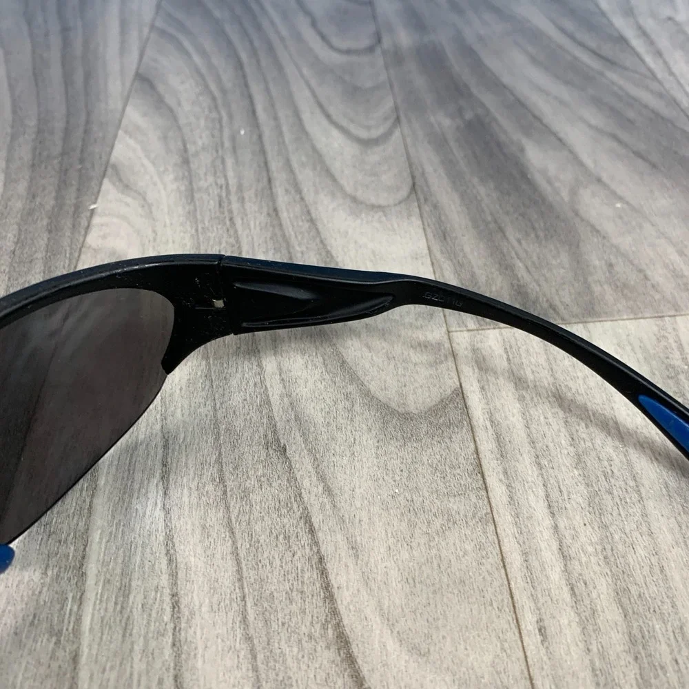 Ironman Concentration Sunglasses Black Wrap Sport UV Men Black